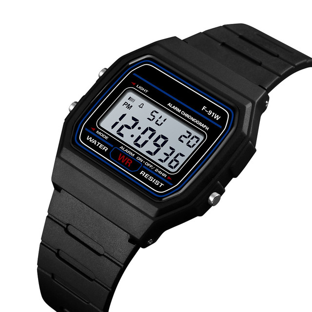 Zegarek męski z cyfrowym i analogowym wyświetlaczem, wodoodporny - Wianko - 5