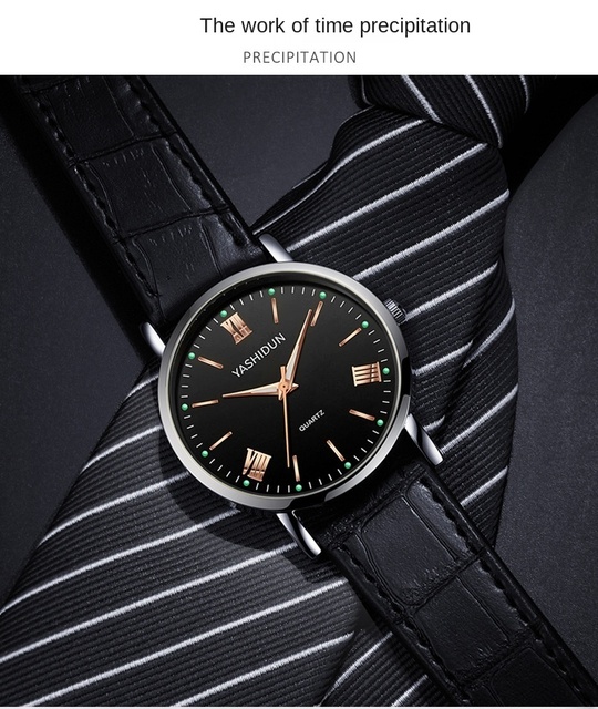 Luksusowy zegarek męski, kwarcowy, wodoodporny, stalowy, Relogio Masculino - Wianko - 12