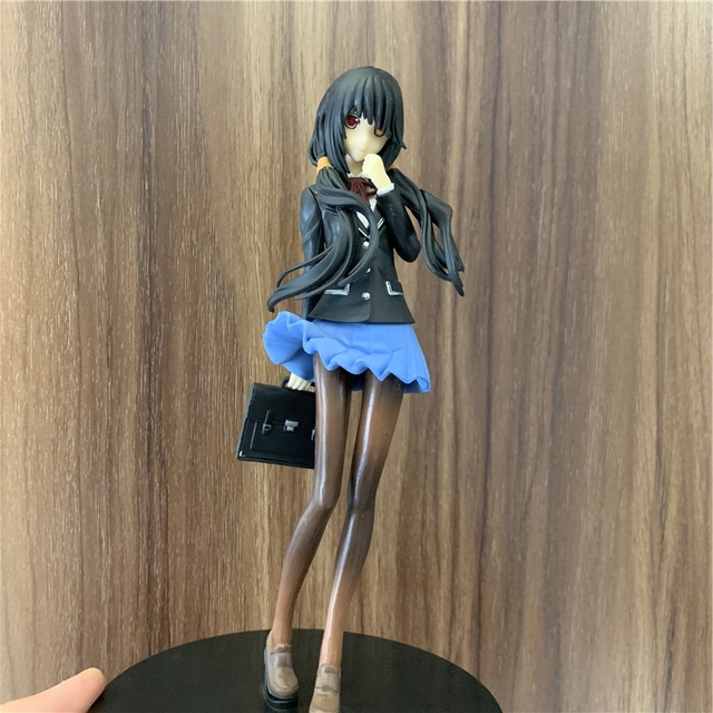 Figurka akcji Anime Tokisaki Kurumi w mundurze, żywy koszmar, 20cm, KADOKAWA, Ver. Koszmar Nekomusume, torba sexy - Wianko - 6