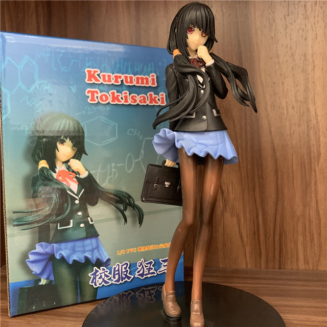 Figurka akcji Anime Tokisaki Kurumi w mundurze, żywy koszmar, 20cm, KADOKAWA, Ver. Koszmar Nekomusume, torba sexy - Wianko - 4
