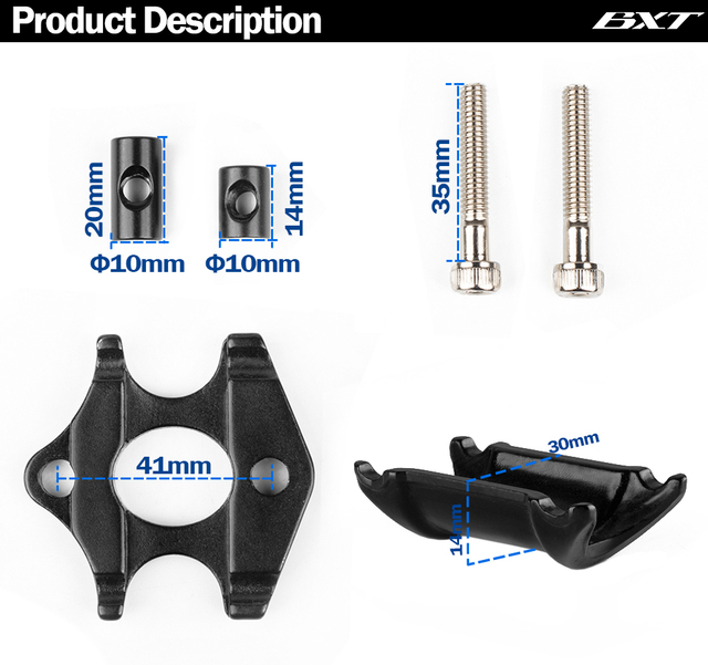 BXT Zacisk Sztycy Rowerowej Górski Aluminum Stop Metali - Wianko - 2