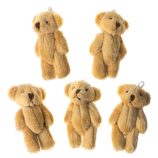 Kawaii małe niedźwiedzie pluszowe zabawki, 900C, 5 sztuk, perła aksamitne lalki, prezenty mini - Wianko - 2