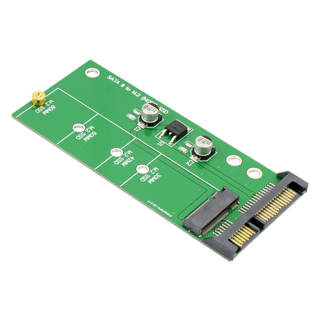 Adapter SATA do konwertera M.2 (klucz B, 2230-2280) - rozszerz swoje możliwości z M.2 SSD i kartą 2.5 SATA3 - Wianko - 3