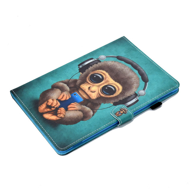 Obudowa Funda Monkey Cat Stand Smart Cover dla iPad 10.2 - dla iPadów 2019/2020, 7/8 generacji i iPad Air 3 - dla dzieci - Wianko - 11