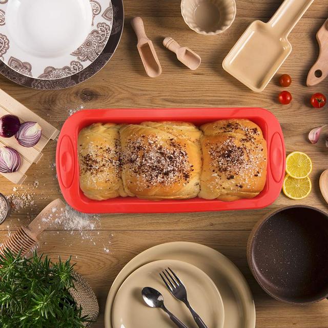 Formy do ciasta Magnum - zestaw 6 silikonowych wzorników DIY do pieczenia chleba, muffinów i ciastek, z narzędziami kuchennymi Spatule Pâtis Series - Wianko - 2