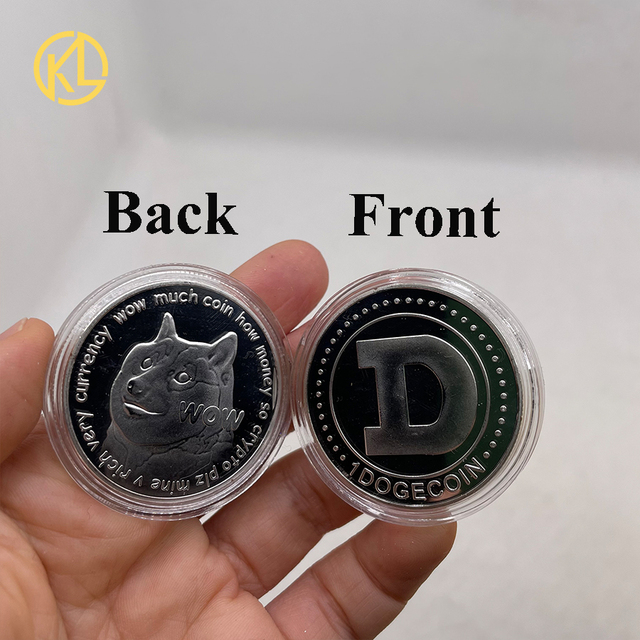 Pozłacane fizyczne monety kolekcjonerskie SHIBA SHIB Token - zestaw 20 sztuk, pamiątka DOGECOIN - Wianko - 2
