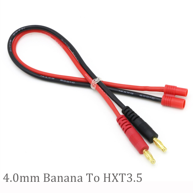 5 sztuk baterii z kablem do ładowarki 4.0mm wtyk bananowy dla Imax B6 B6AC B8 - Wianko - 8