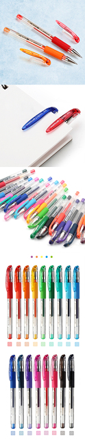 Długopis żelowy Uni UM-151, 0.38mm, 10 sztuk, kolor bullet, biurowy/podpisowy, 20 kolorów kompletnych - Wianko - 11