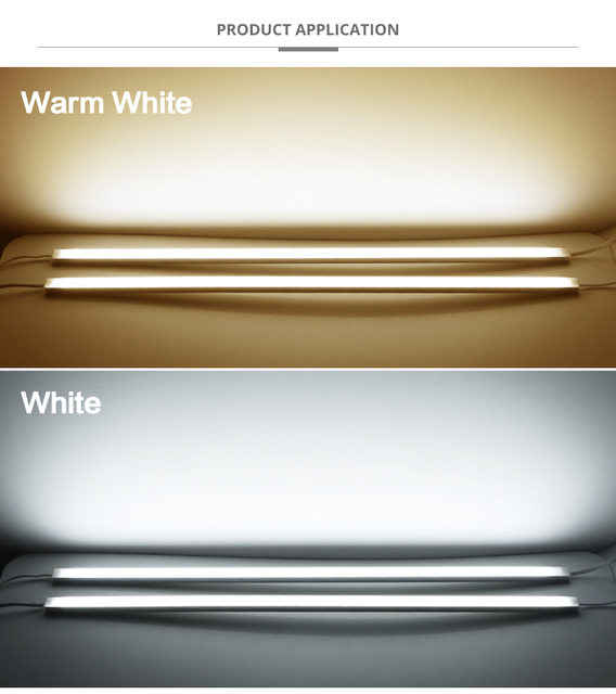 Inteligentna lampa LED do kuchni i szafki, sterowana przez WiFi, kompatybilna z Alexa i Google, z funkcją przyciemniania, długość świetlnego słupa 30cm-50cm - Wianko - 10