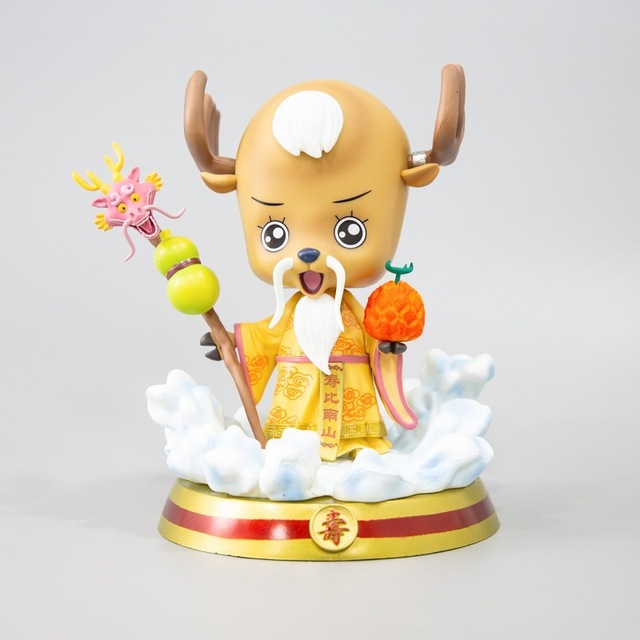 Jednoczęściowa figura dekoracyjna Anime Premium, modelująca postać Toniego Choppera z noworocznym motywem Fu Lu Shou - Wianko - 30