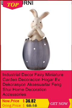 Nowoczesny rysunek miniaturowych figur wielkanocnych Maison Ananas Feng Shui - dekoracje do domu - Wianko - 15