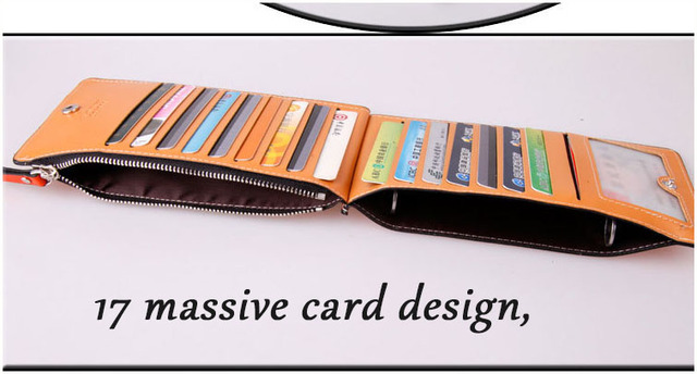 Kobiecy skórzany portfel sprzęgło z podwójnym składaniem i miejscem na karty - marka JXSLTC - Wianko - 8