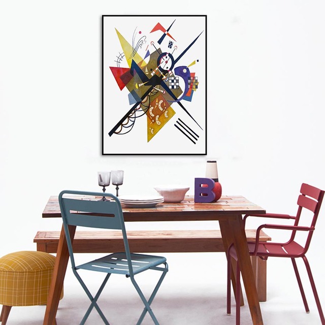 Vintage Streszczenie Wassily Kandinsky - Plakaty i Druki Obraz ścienny do Salonu Home Decor - Wianko - 6