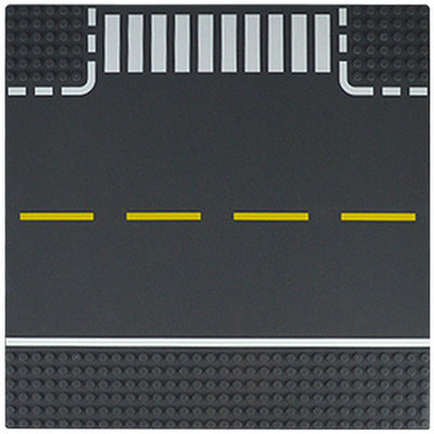 Klocki City Road Street płyta bazowa prosta/krzyżowa/krzywa/T-junction 32x32 kompatybilne z różnymi markami miasta - Wianko - 17