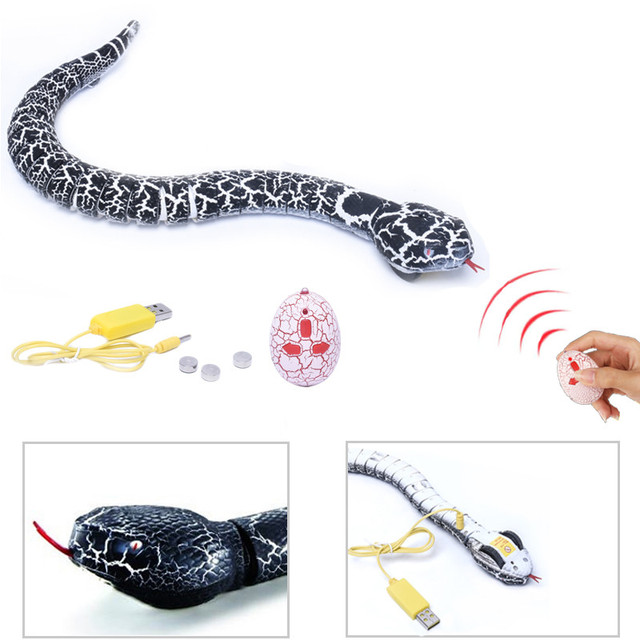 Zdalnie sterowana symulacja węża RC na podczerwień - zabawka anti-stres, prezent dla dzieci i dorosłych - Wianko - 1