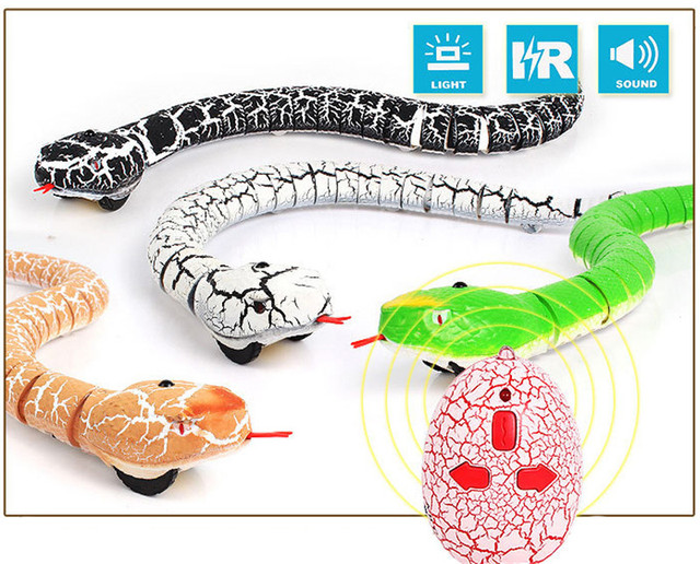 Zdalnie sterowana symulacja węża RC na podczerwień - zabawka anti-stres, prezent dla dzieci i dorosłych - Wianko - 3