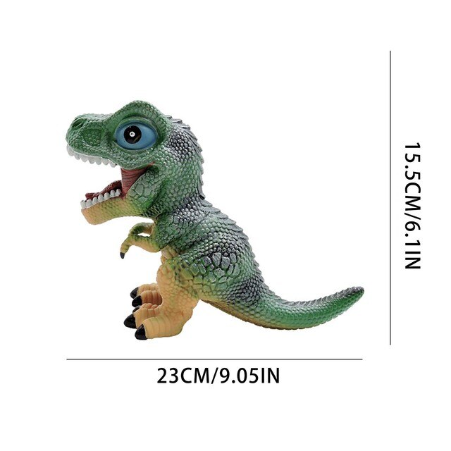 Mini dinozaury - imitacja zabawki dinozaur w kolorze, ściskaj i wzywaj, słodkie zwierzątka, chłopięcy prezent - Wianko - 9