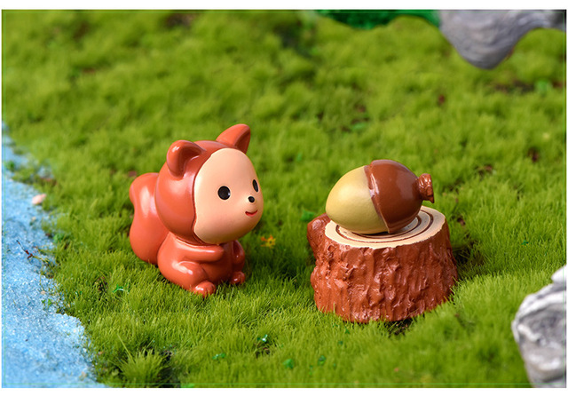 Figurka Cartoon Pingwin Królik Świnia Pies Ślimak - 3 Sztuki, Dekoracje na Tort Urodzinowy, Zabawki dla Dzieci, Prezenty do Domu - Wianko - 7
