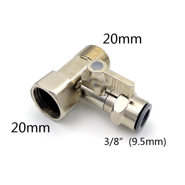 Adapter zaworu filtrującego RO 1/2 ''do 3/8'' (9.5mm) i 1/2 do 1/4 (6.5mm) wody - Wianko - 4