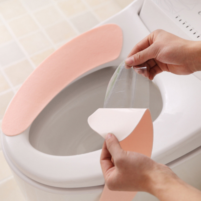 Naklejka na deskę toaletową pluszowa, zmywalna i antystatyczna, w kolorze szczotkowanej stali - Wianko - 3