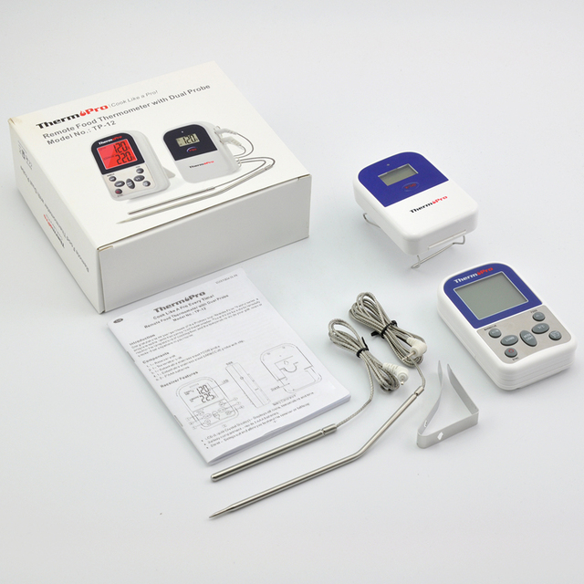 ThermoPro TP-12 – Bezprzewodowy cyfrowy termometr do mięsa i grillowania z podwójną sondą - Wianko - 5
