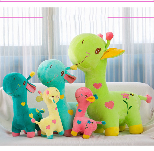 Miękka pluszowa żyrafa - idealna zabawka dla dzieci, prezent urodzinowy czy na Boże Narodzenie - Wianko - 8