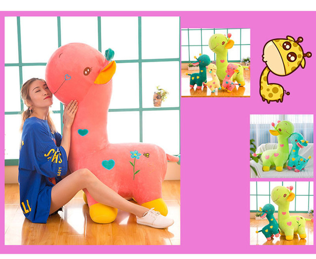 Miękka pluszowa żyrafa - idealna zabawka dla dzieci, prezent urodzinowy czy na Boże Narodzenie - Wianko - 20