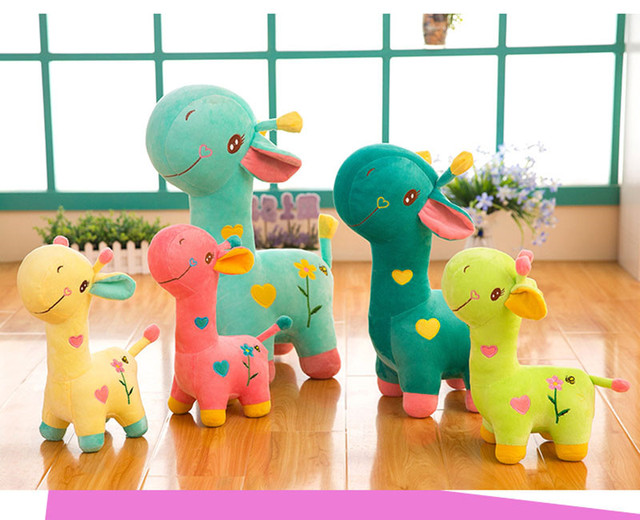 Miękka pluszowa żyrafa - idealna zabawka dla dzieci, prezent urodzinowy czy na Boże Narodzenie - Wianko - 15