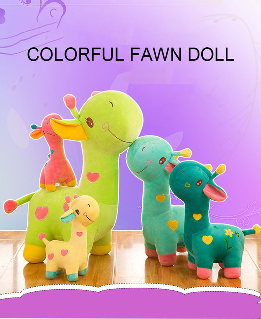 Miękka pluszowa żyrafa - idealna zabawka dla dzieci, prezent urodzinowy czy na Boże Narodzenie - Wianko - 18