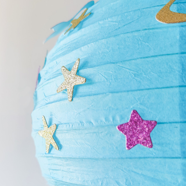 Dekoracja DIY - Wiszące meduzy latarnie w stylu Syrenki (mała syrenka pod morzem) - Idealne na imprezy urodzinowe i Baby Shower - Wianko - 2