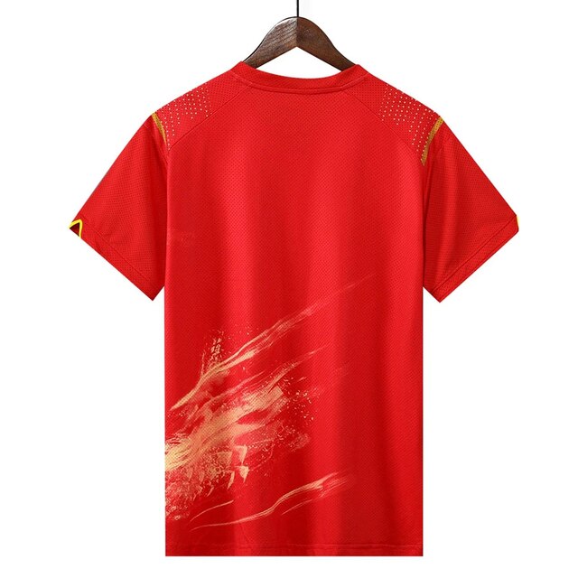 Zestaw Dragon koszulki spodenki Dry Fit do tenisa stołowego dla mężczyzn, kobiet i dzieci - Wianko - 14