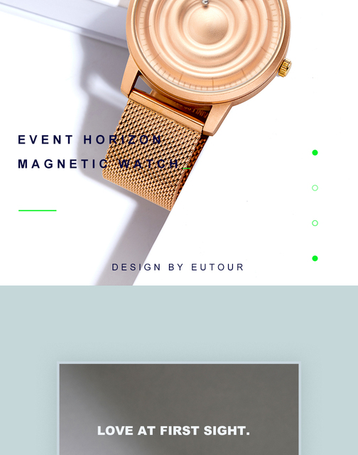 Zegarek kwarcowy z magnetyczną niebieską kulą dla kobiet i mężczyzn, wodoodporny, luksusowy, ze stali nierdzewnej, w kolorze srebrnym - 2021 - Wianko - 12