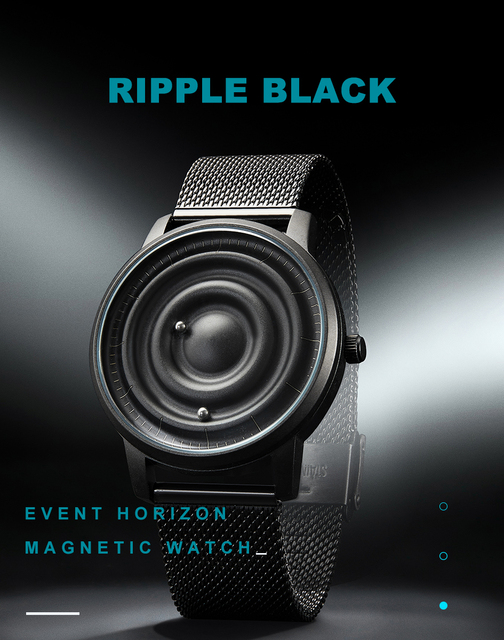 Zegarek kwarcowy z magnetyczną niebieską kulą dla kobiet i mężczyzn, wodoodporny, luksusowy, ze stali nierdzewnej, w kolorze srebrnym - 2021 - Wianko - 1
