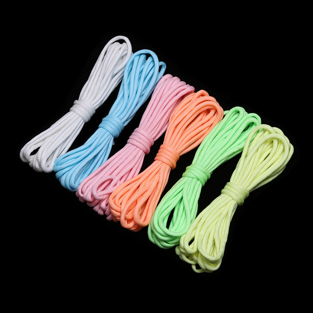 Paracord Survival Glow Cord 10m - lina kempingowa 550LB do pieszych wycieczek i wspinaczki - Wianko - 3