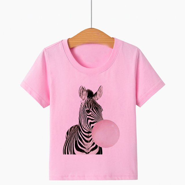 Nowa letnia koszulka dla dzieci z nadrukiem zwierzęcego panda i krótkim rękawem - modny T-shirt dla chłopców i dziewcząt - Wianko - 20