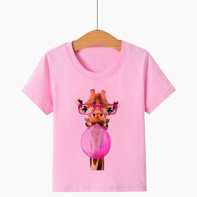 Nowa letnia koszulka dla dzieci z nadrukiem zwierzęcego panda i krótkim rękawem - modny T-shirt dla chłopców i dziewcząt - Wianko - 21