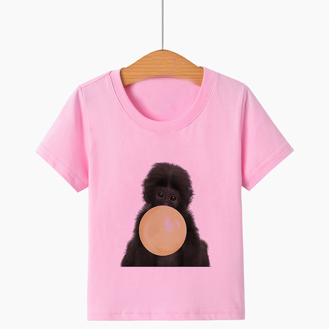 Nowa letnia koszulka dla dzieci z nadrukiem zwierzęcego panda i krótkim rękawem - modny T-shirt dla chłopców i dziewcząt - Wianko - 18
