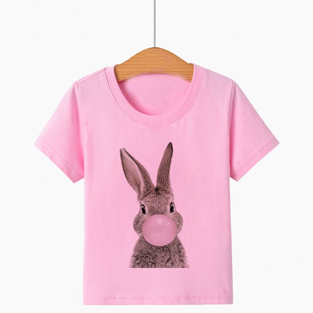 Nowa letnia koszulka dla dzieci z nadrukiem zwierzęcego panda i krótkim rękawem - modny T-shirt dla chłopców i dziewcząt - Wianko - 4