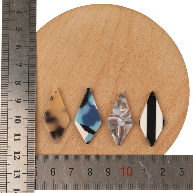 50 sztuk kolczyków złącz Hand Made z geometrią kształtów do tworzenia biżuterii DIY - Stud i wisiorek Charms - Wianko - 14