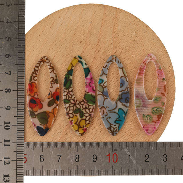 50 sztuk kolczyków złącz Hand Made z geometrią kształtów do tworzenia biżuterii DIY - Stud i wisiorek Charms - Wianko - 5