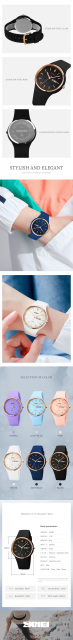 Zegarek damski luksusowy, modowy, kwarcowy z tygodniowym kalendarzem - SKMEI - Wianko - 2