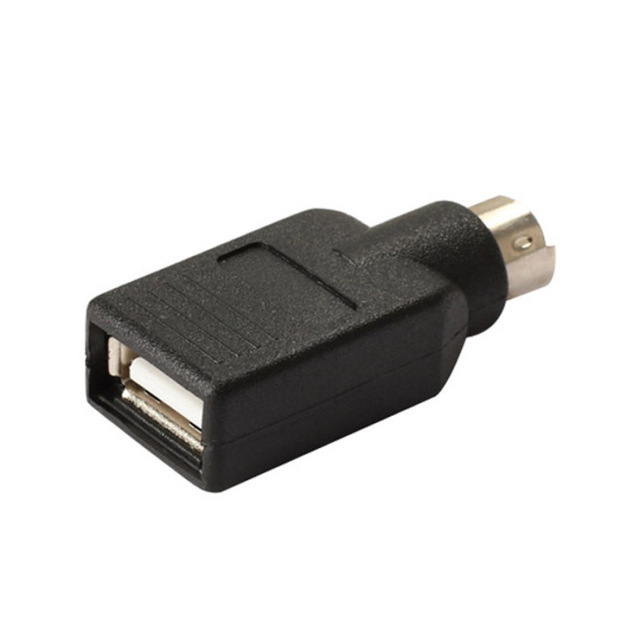 Adapter konwerter USB na PS2 PS/2 do myszki i klawiatury PC, kolor czarny - Wianko - 7