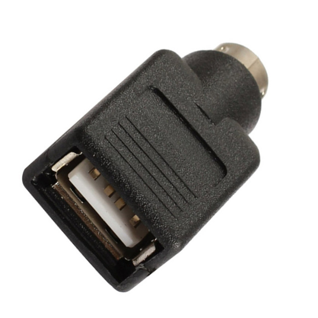 Adapter konwerter USB na PS2 PS/2 do myszki i klawiatury PC, kolor czarny - Wianko - 3