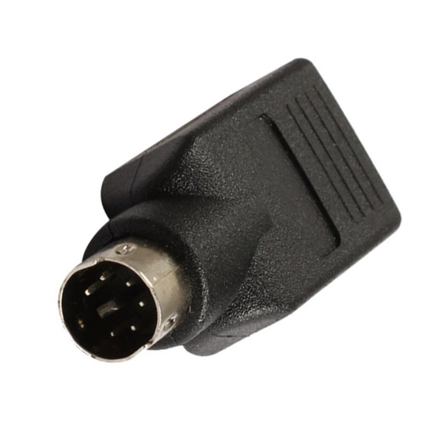 Adapter konwerter USB na PS2 PS/2 do myszki i klawiatury PC, kolor czarny - Wianko - 4