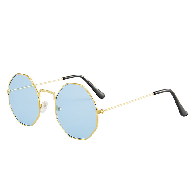 Okulary przeciwsłoneczne wędkarskie pilotki metalowe vintage gradient damskie - Wianko - 7