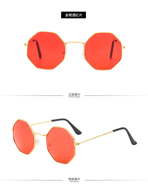Okulary przeciwsłoneczne wędkarskie pilotki metalowe vintage gradient damskie - Wianko - 17
