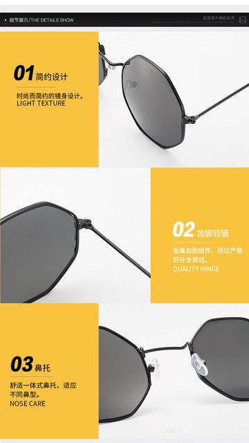 Okulary przeciwsłoneczne wędkarskie pilotki metalowe vintage gradient damskie - Wianko - 20