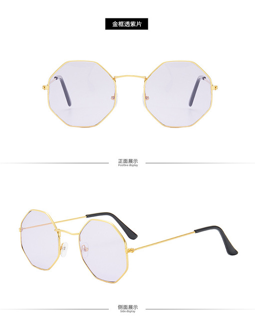 Okulary przeciwsłoneczne wędkarskie pilotki metalowe vintage gradient damskie - Wianko - 16
