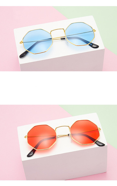 Okulary przeciwsłoneczne wędkarskie pilotki metalowe vintage gradient damskie - Wianko - 12