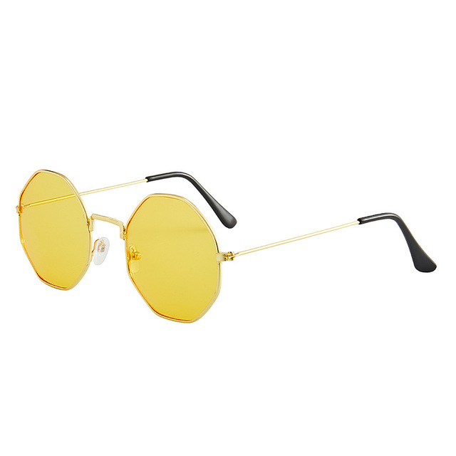 Okulary przeciwsłoneczne wędkarskie pilotki metalowe vintage gradient damskie - Wianko - 8